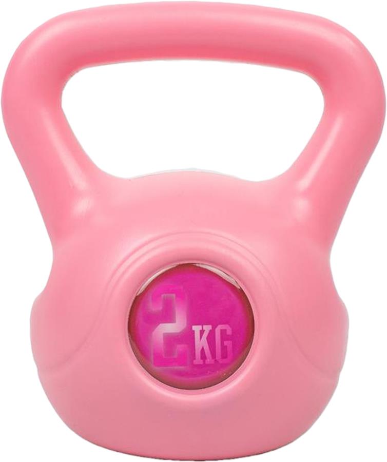 Phoenix Fitness Pink Kettlebell Exercise Weight, 2KG Pink