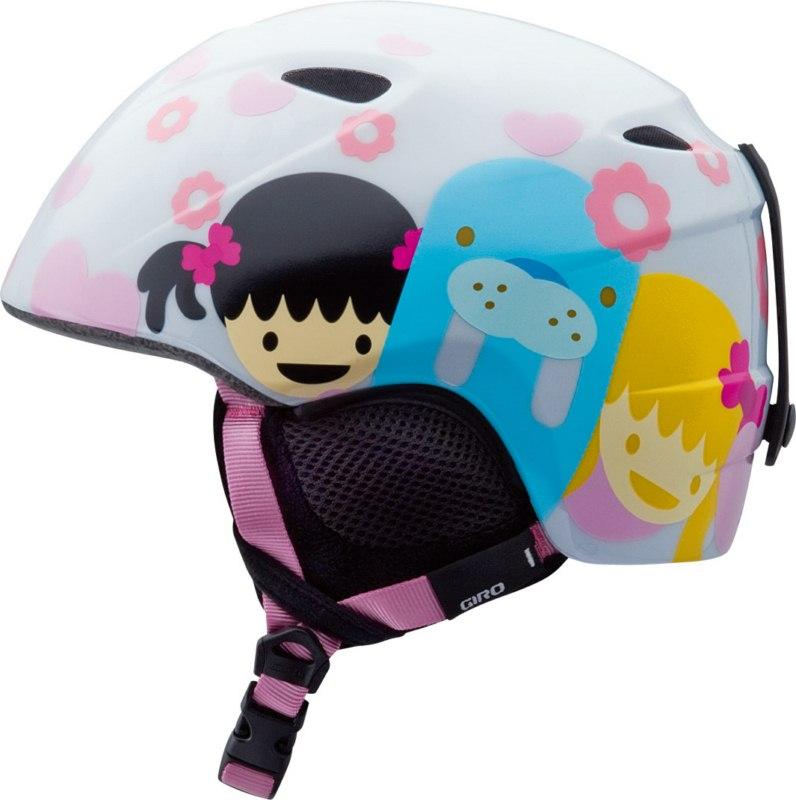Giro Slingshot Kid's Ski Helmet, XS/S = 4952cm, White Girl