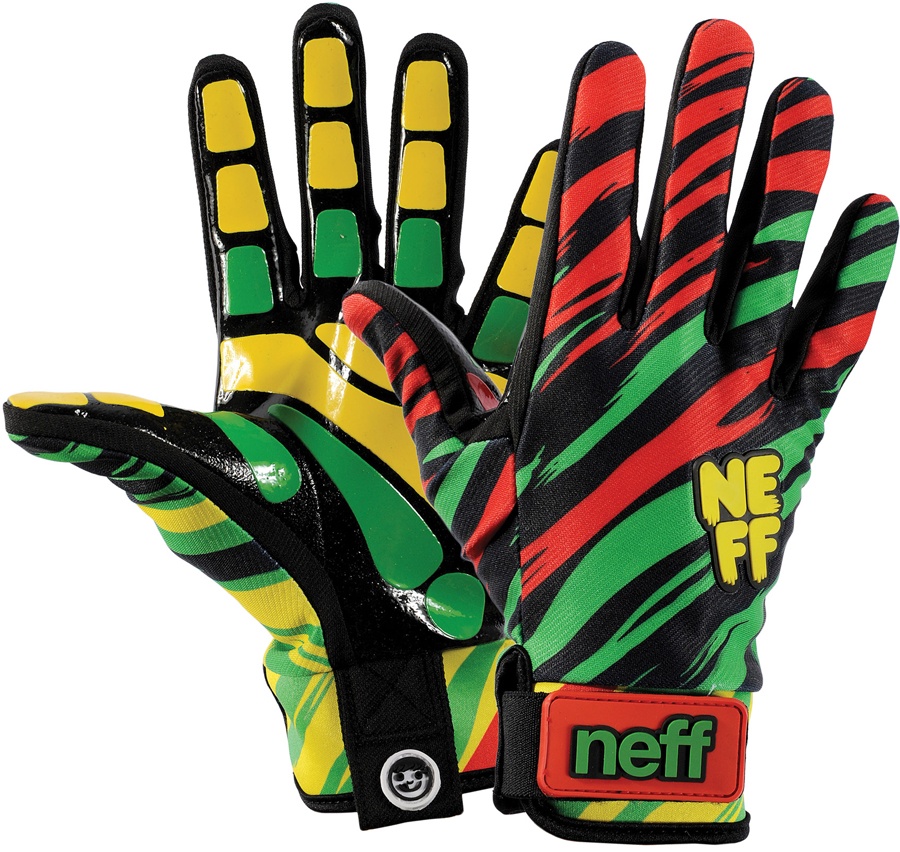 rasta snowboard gloves