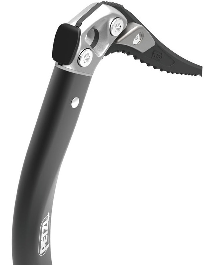 Petzl Nomic Ice Tool Technical Ice Climbing Axe, 50cm Black/Orange