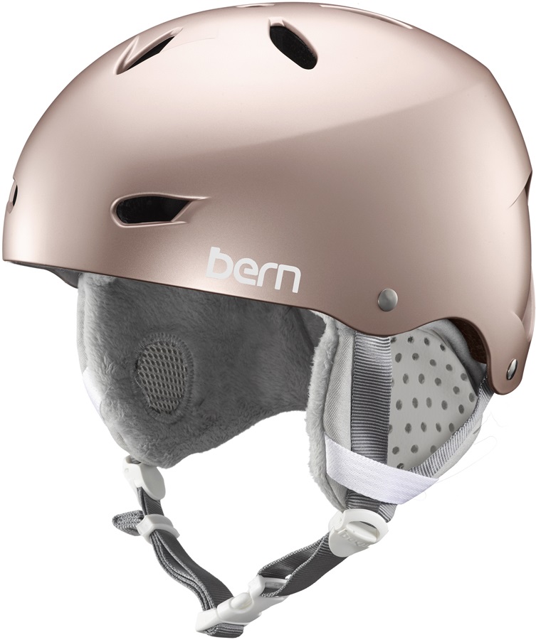 Bern Brighton EPS Womens Winter Snowboard Helmet, M Rose Gold