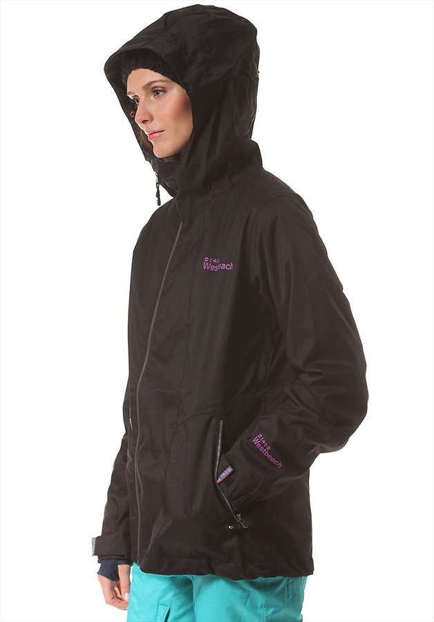 Westbeach Lansdowne Women's Ski/Snowboard Jacket, XS, Black