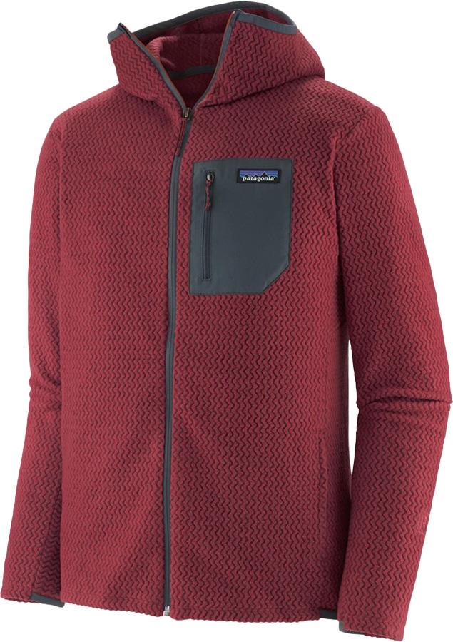 Patagonia Women's R1 Air FullZip Fleece Jacket Uk 12 Sequoia Red