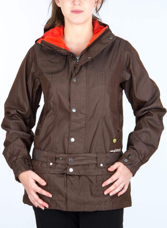 burton brown snowboard jacket