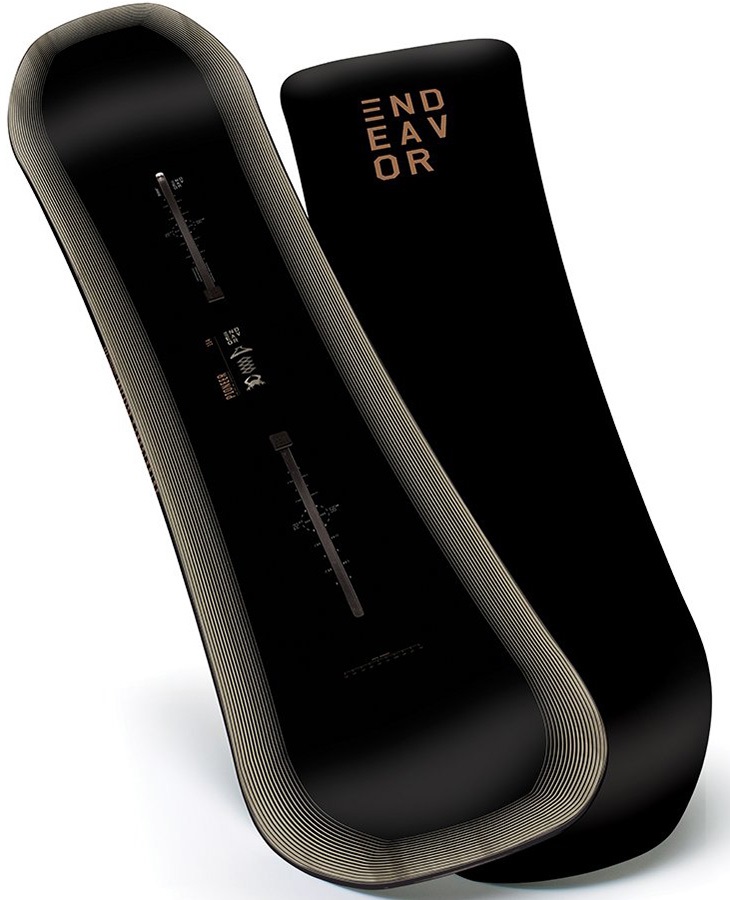 Endeavor Pioneer Hybrid Camber Snowboard, 141cm 2019