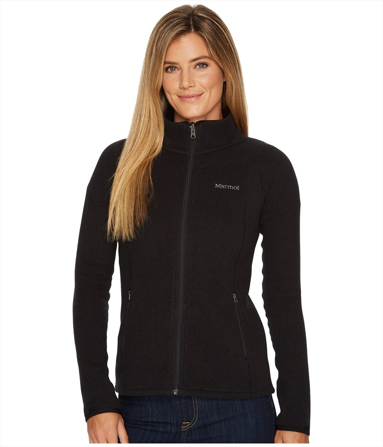 Marmot Torla Jacket Women's Polartec ZipUp Fleece, UK 14 Black
