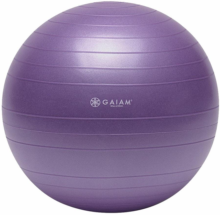 Gaiam Total Body Balance Ball Kit, S Purple