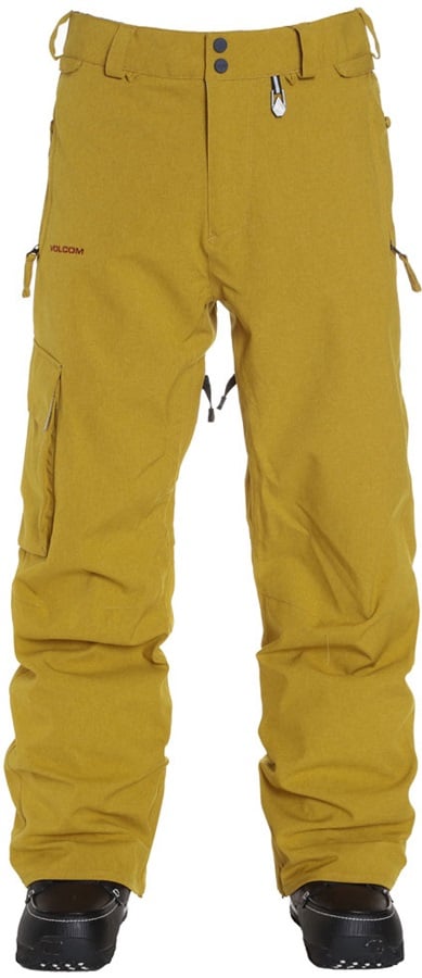 mustard yellow snow pants