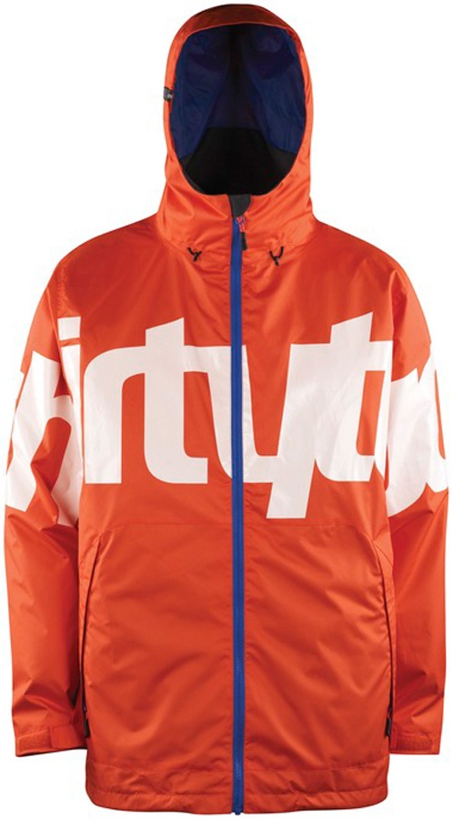 thirtytwo Lowdown Insulated Ski & Snowboard Jacket, M, Orange