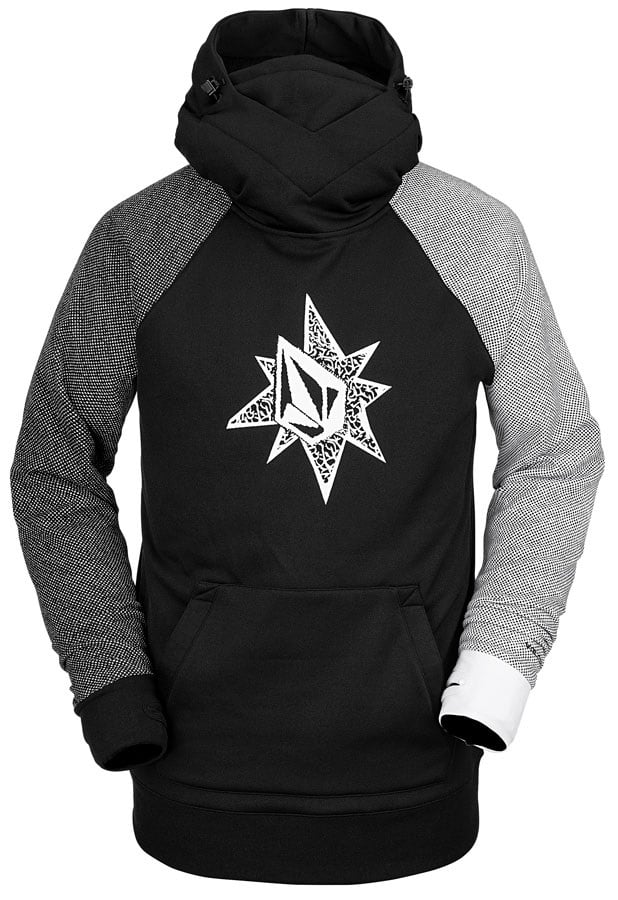 volcom hoodie black