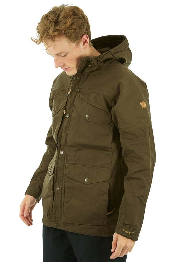 Fjallraven Vidda Pro Water Resistant Hiking Jacket, XL Dark Olive