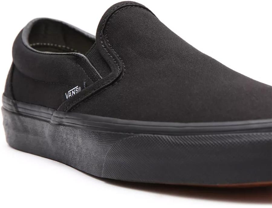 Vans Classic Slip-On Skate Shoes, UK 10 Black/Black
