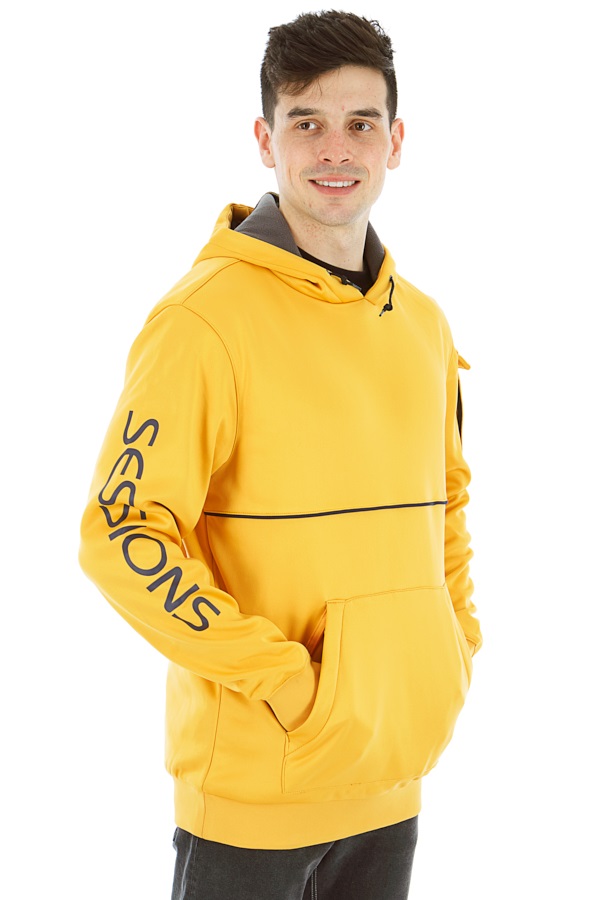 Sessions Nighthawk Technical Pullover Hoodie, M Orange