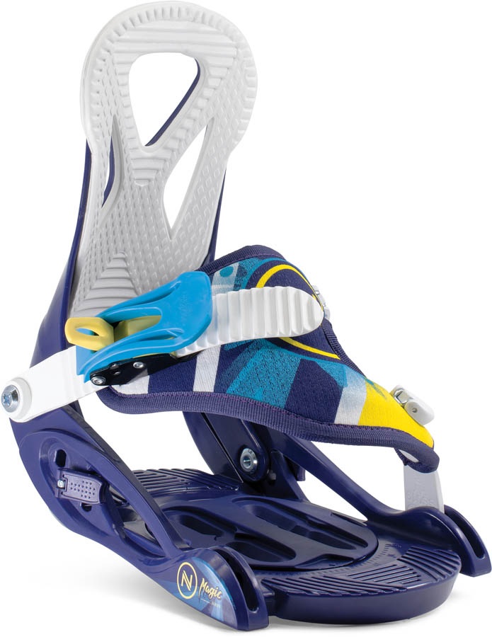 Nidecker Child Unisex Magic Youth Snowboard Bindings, XS Blue 2020