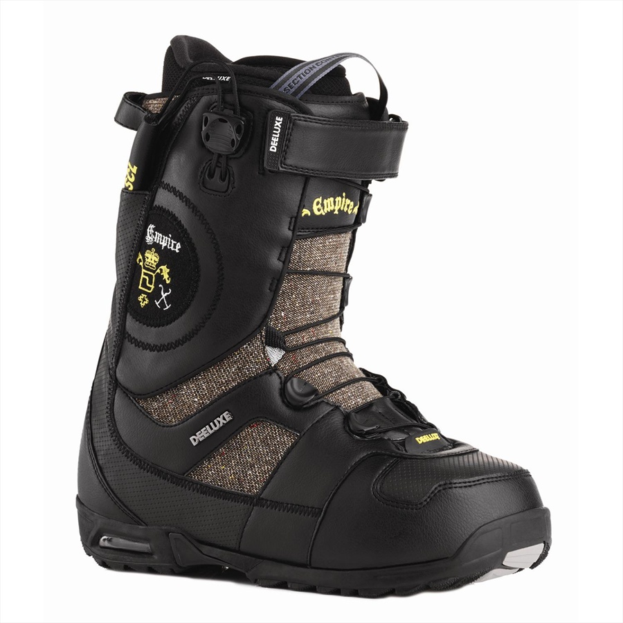 Deeluxe Empire Snowboard Boots, UK 8, Black