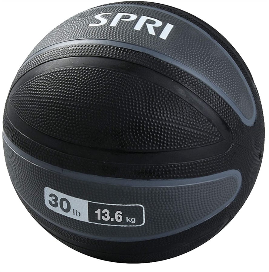 SPRI Xerball Medicine Ball, 13.6 KG Grey