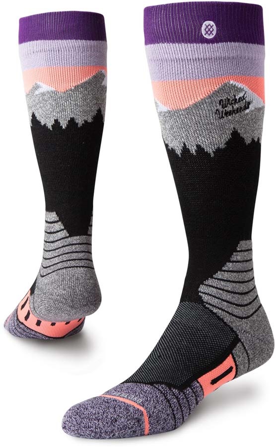 Stance Park Women's Ski/Snowboard Socks, S White Caps