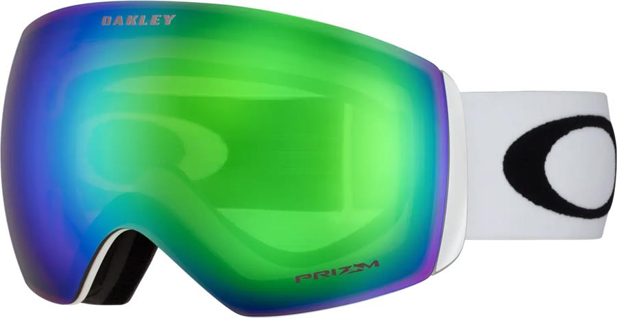 Oakley Flight Deck L Prizm Jade Snowboard/Ski Goggles, L White