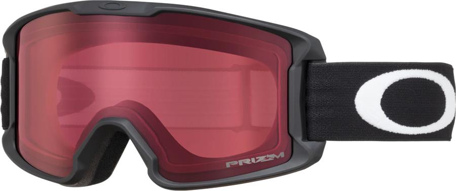 Oakley Line Miner S Prizm Rose Snowboard/Ski Goggles, S Black