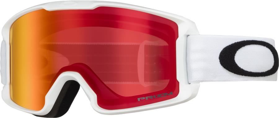 Oakley Line Miner S Torch Snowboard/Ski Goggles, S Matte white
