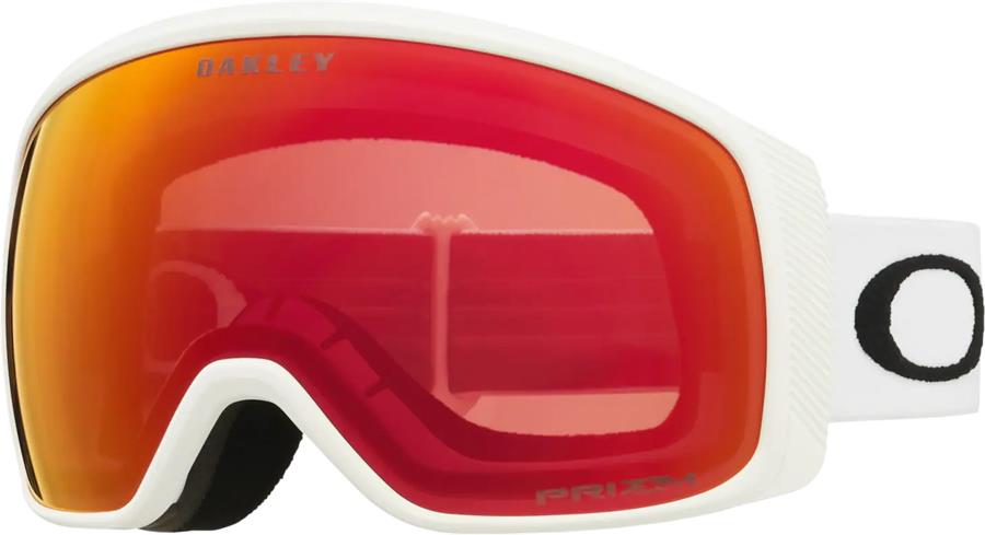 Oakley Flight Tracker M Prizm Torch Snowboard/Ski Goggles, M White