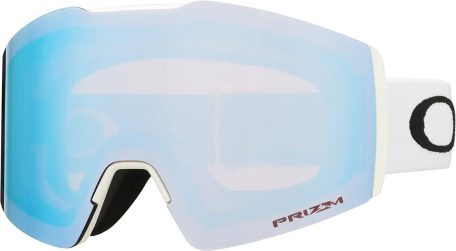 Oakley Fall Line M Prizm Sapphire Snowboard/Ski Goggles, M White