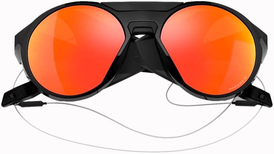 Oakley Clifden Prizm Ruby Mountaineering Sunglasses, M Polished Black