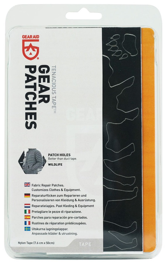 Gear Aid Tenacious Wildlife Animal Repair Adhesive Tape Patches