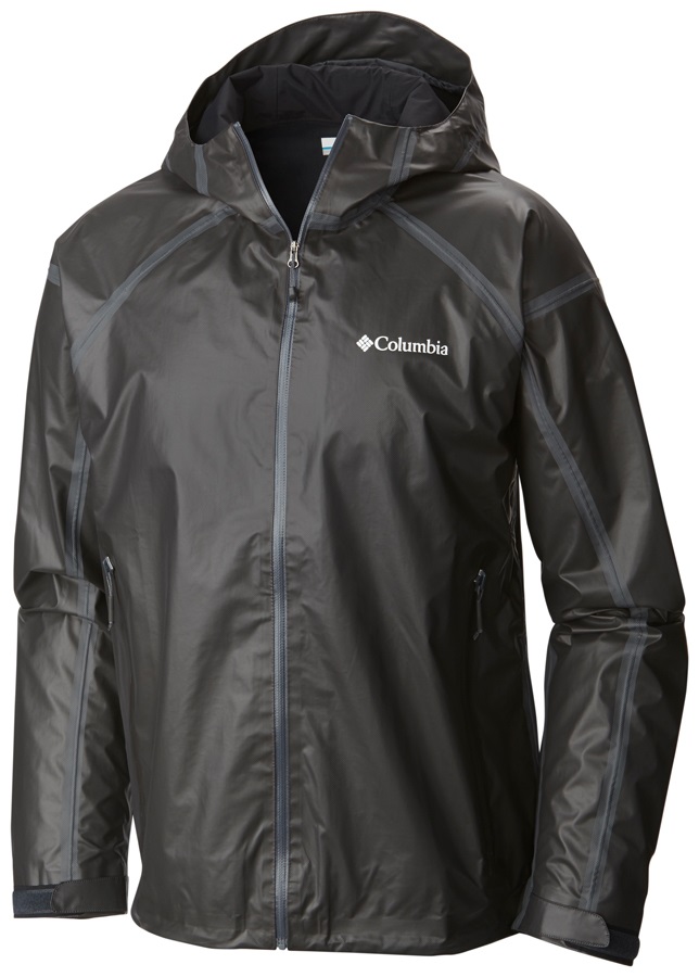 Columbia Outdry Ex Gold Men's Waterproof Jacket, L, Black
