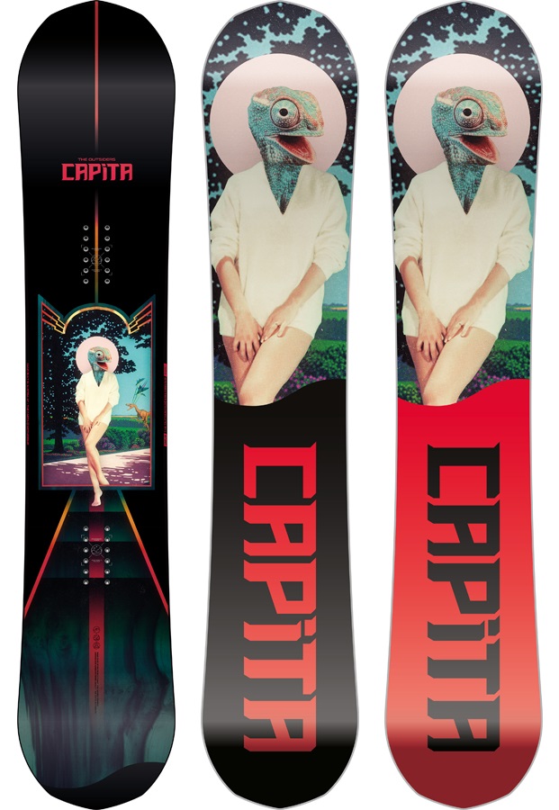 Capita The Outsiders Hybrid Camber Snowboard, 154cm 2020