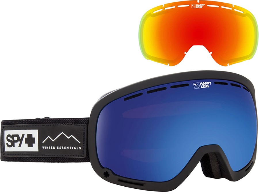 SPY Marshall Snowboard/Ski Goggles Essential Black, Dark Blue Spectra