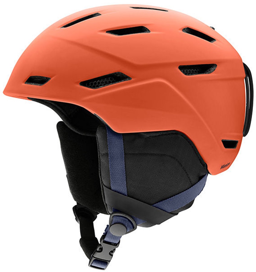 Smith Adult Unisex Mission Snowboard/Ski Helmet, S Matte Red Rock