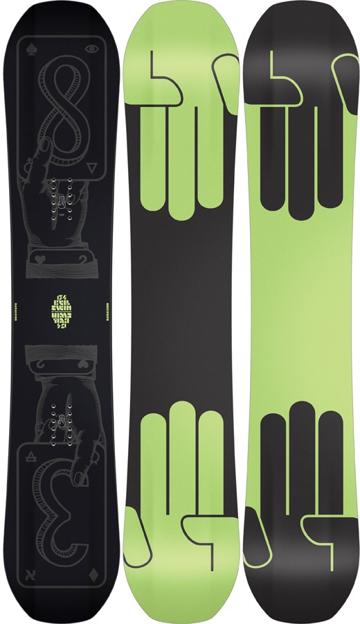 Bataleon Evil Twin Hybrid 3BT Camber Snowboard 152cm 2017