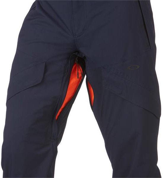 Oakley Vertigo Biozone Shell Snowboard/Ski Pants, M Neon Orange