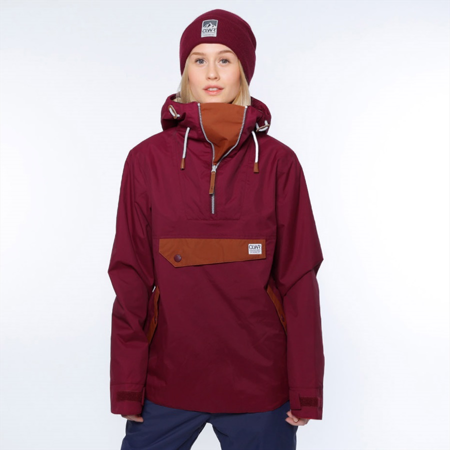 Wearcolour Recruit Anorak Women's Snowboard Jacket XS Burgundy