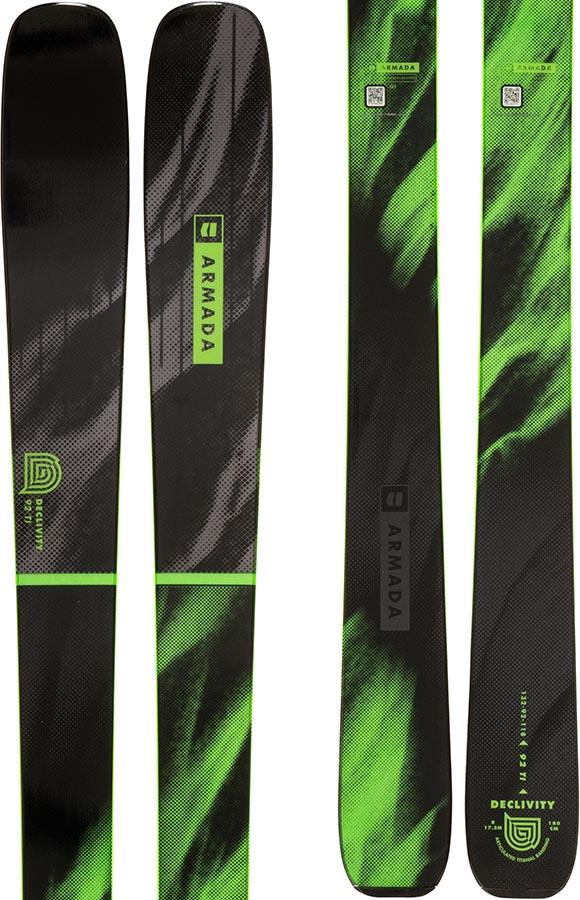 Armada Declivity 92 Ti Skis 180cm, Black/Green, Ski Only,
