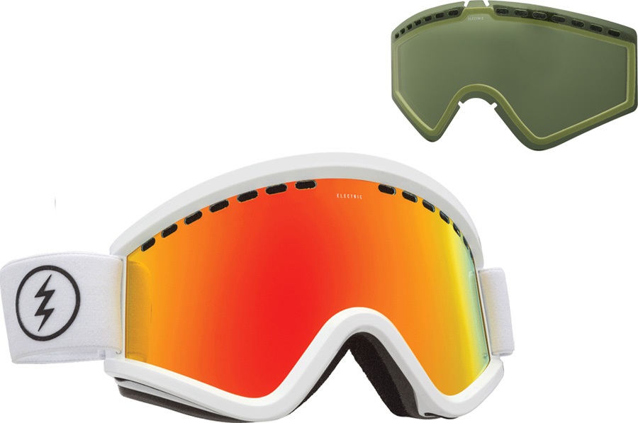 Electric EGV Ski/Snowboard Goggles, Gloss White