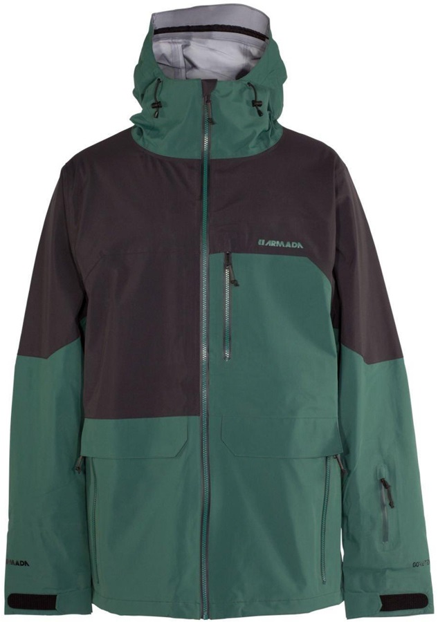 Armada Mens Sherwin GoreTex 3L Ski/Snowboard Jacket, L Spruce