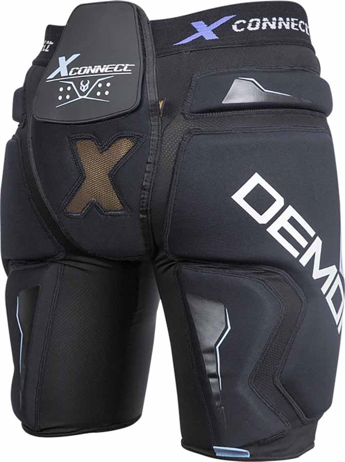 Demon X Connect XD3O Women's Ski/Snowboard Impact Shorts, M Black