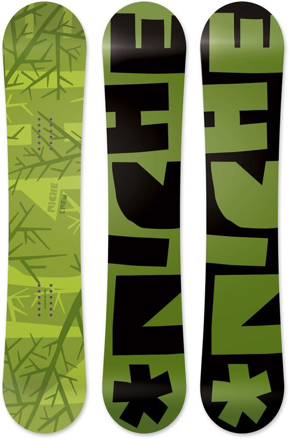 Niche Knew Zero Camber Snowboard, 152cm, 2013