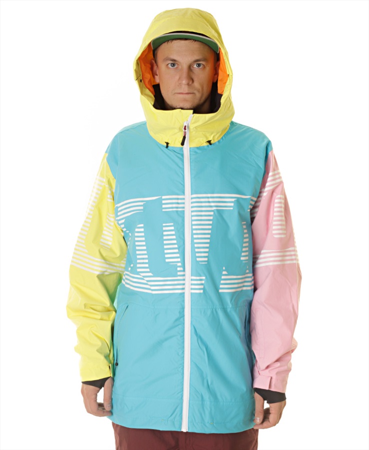 thirtytwo Lowdown Ski & Snowboard Jacket, S, Neon, Insulated