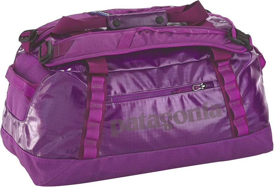 Patagonia Black Hole Duffel Travel Bag, 45L Ikat Purple