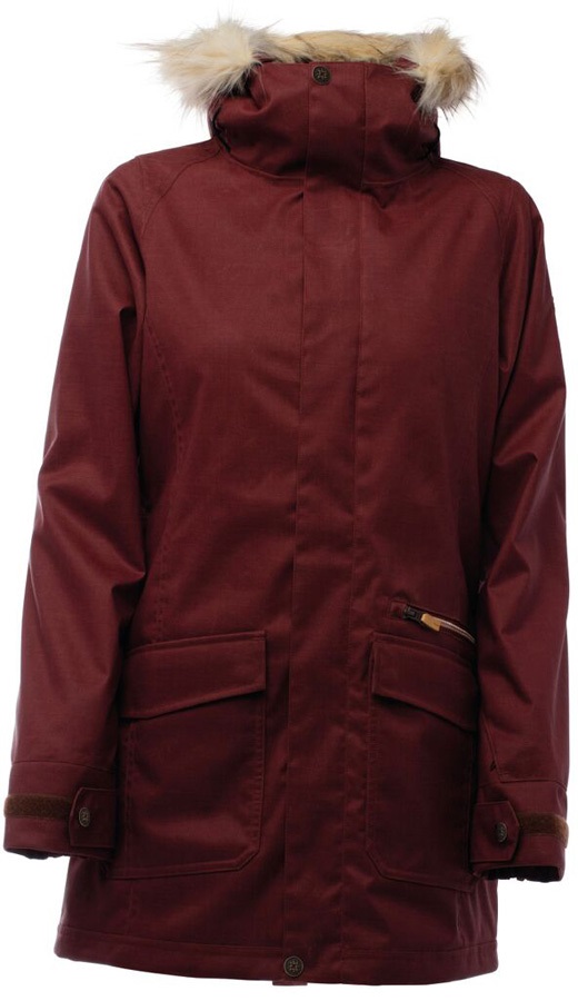 Nikita Aspen Women's Snowboard/Ski Jacket, M Fired Brick