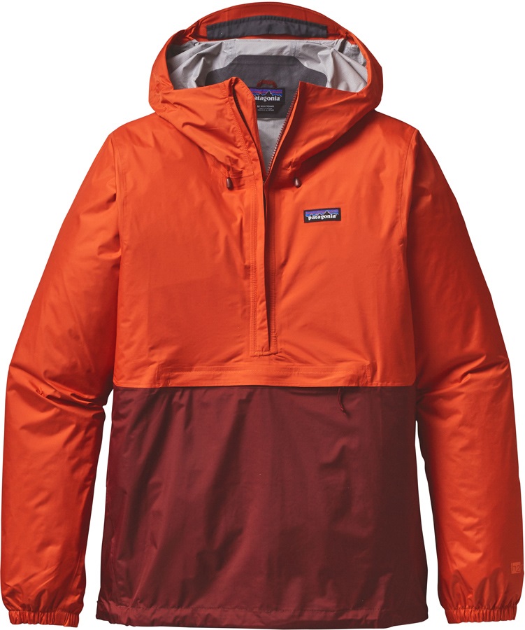 Patagonia Torrentshell Pullover Waterproof Jacket, M, Cusco Orange