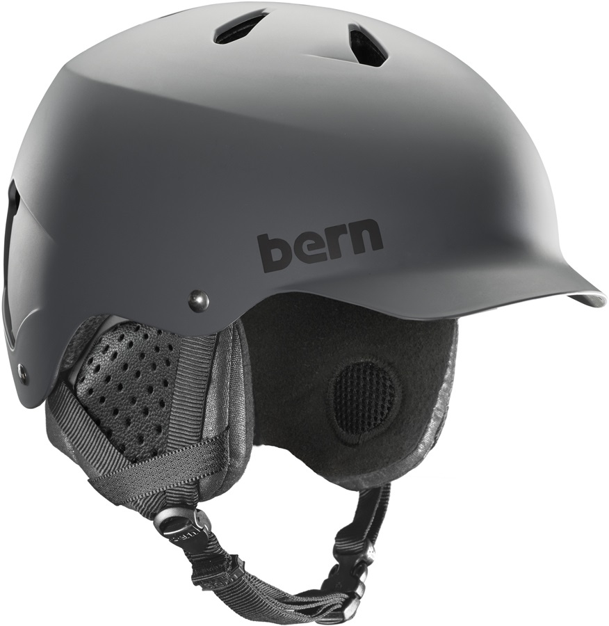 Bern Watts EPS Winter Snowboard Helmet, S Matte Grey