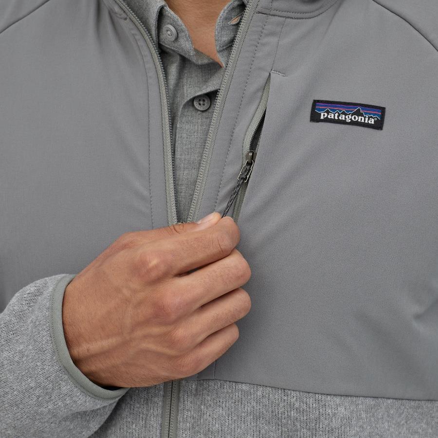 patagonia lightweight better sweater shelled jacket