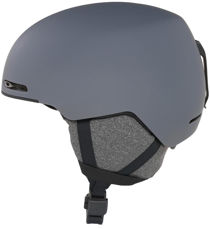 matte grey ski helmet