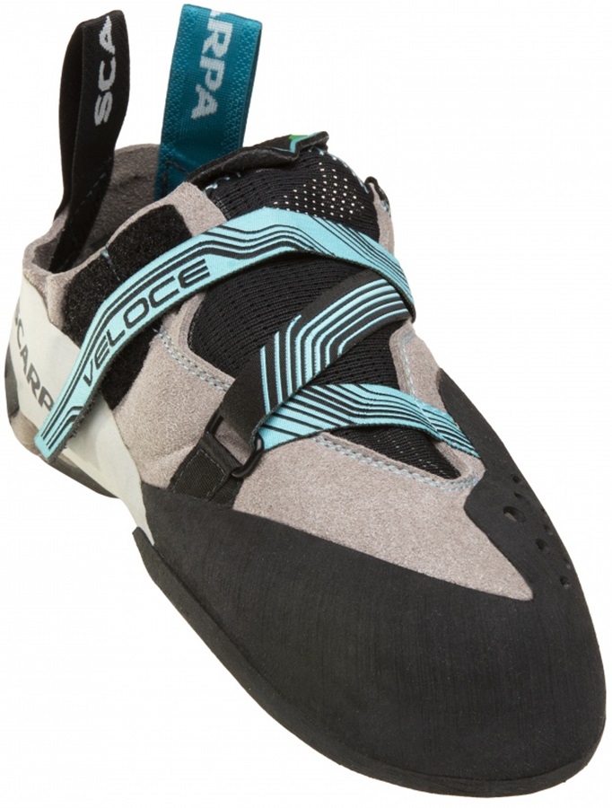 Scarpa Veloce Women's Rock Climbing Shoe, UK 6 EU 39.5 Grey/Maldive