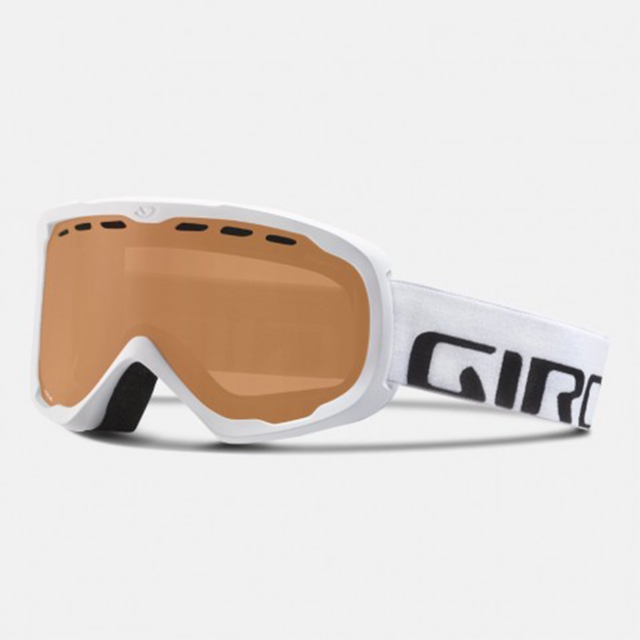 Giro Focus Ski/Snowboard Goggle M White Wordmark AR 40 / Amber Rose