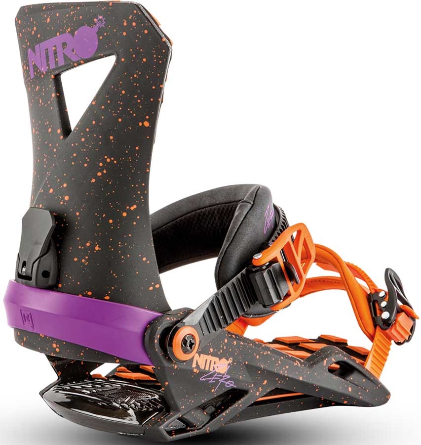 Nitro Zero Snowboard Bindings, Medium Throwback 2019
